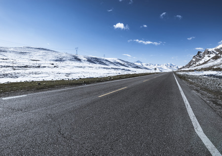Xinjiang Highwayの写真素材