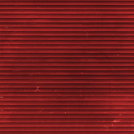 Red Roller Shutter