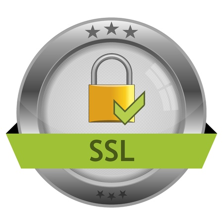 Button SSL のイラスト素材
