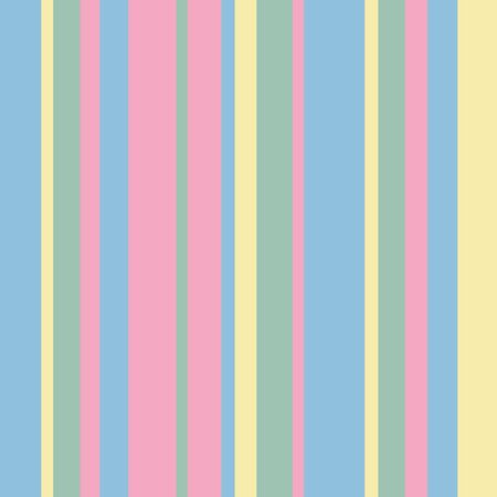 Vector seamless pattern pastel rainbow with yellow, pink, blue, green vertical stripes. Perfect for fabric, scrapbooking, wallpaper projects.のイラスト素材