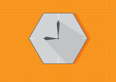 clock design 9.00 pmのイラスト素材