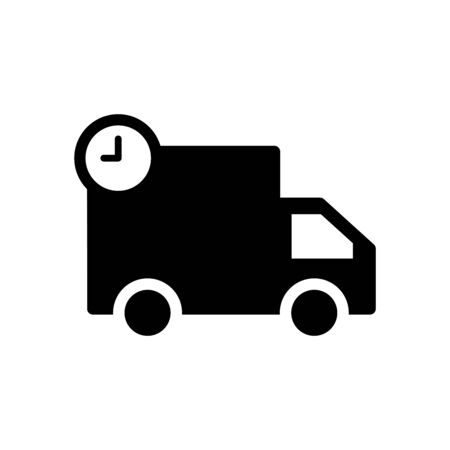 Delivery on time symbol. design template vectorのイラスト素材