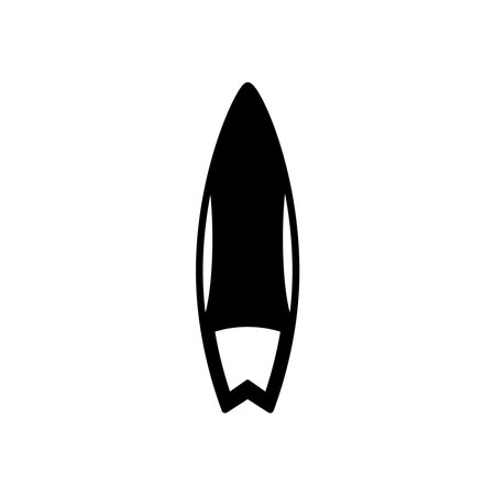 Surfboard icon. Design template vectorのイラスト素材