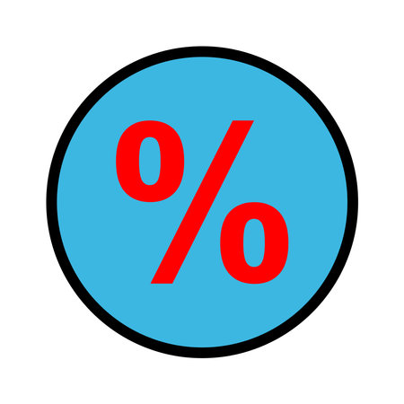 Discount lineal color icon. simple design editable. Design template vectorのイラスト素材