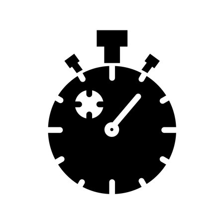 Timer icon. stopwatch icon. Simple illustration mobile concept and web design. simple design editable. Design template vectorのイラスト素材