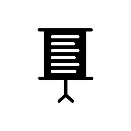 Board icon. Office tool. the icon can be used for application icon, web icon, infographic. print on all types of paper. Editable stroke. Design template vectorのイラスト素材