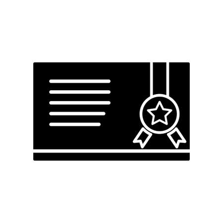 Charter icon. star icon, champion, winner. simple illustration. Editable stroke. Design template vectorのイラスト素材