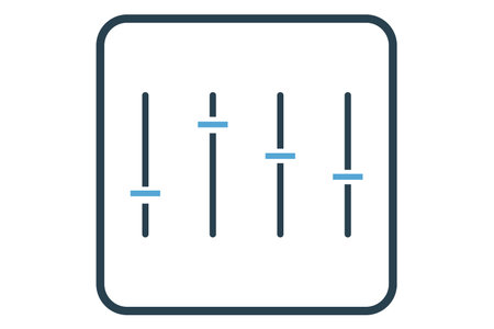 Volume control icon illustration. icon related to music player. Solid icon style. Simple vector...