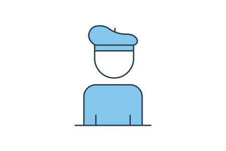 Paint Bucket icon. icon related to painting. flat line icon style. Simple vector design editableのイラスト素材