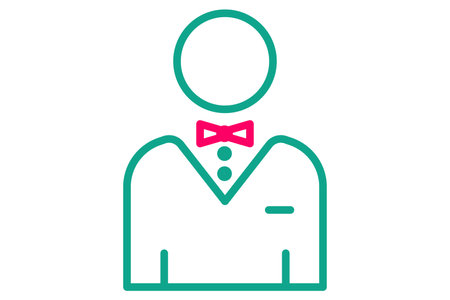 groom icon. icon related to wedding. line icon style. wedding element illustrationのイラスト素材