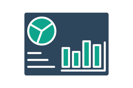 Dashboard icon. icon related to overview. solid icon style. data analytics elements vector illustrationのイラスト素材
