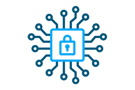 Security icon. line icon style. icon related to network security, IT. network elements vector...