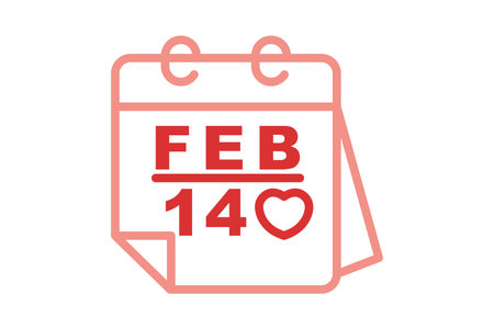 Valentine day icon. line icon style. valentine elements vector illustrationのイラスト素材