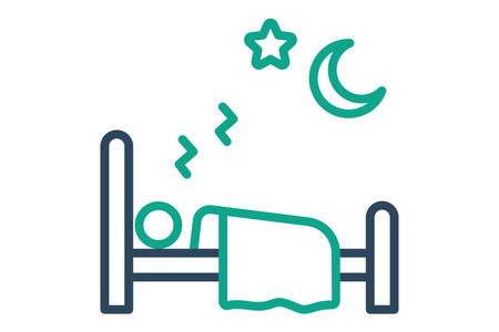 Sleep icon. line icon style. icon related to time and date. time elements vector illustrationのイラスト素材