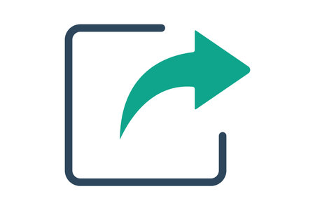 Share icon. solid icon style. icon related to digital marketing. business elements vector illustrationのイラスト素材