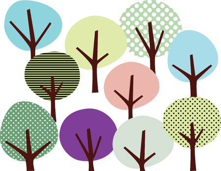 Tree wallpaperのイラスト素材