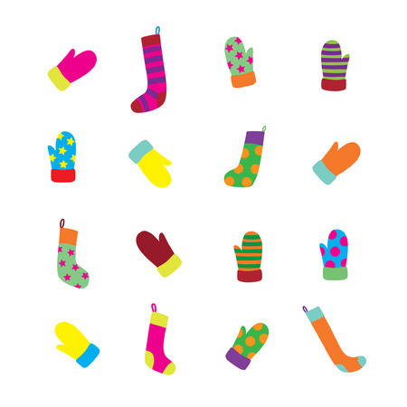 Sock and Glove Setのイラスト素材