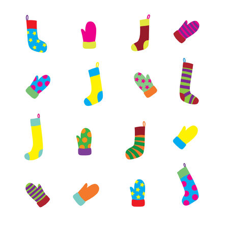 Sock and Glove Setのイラスト素材