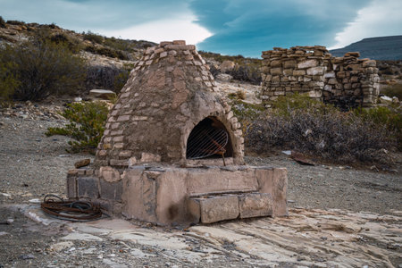 Traditional clay oven in the village. Argentina