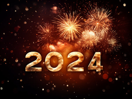 New poster new year 2024の素材