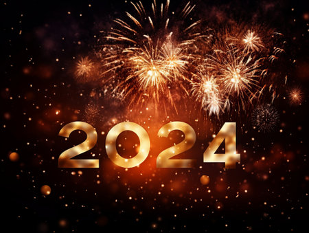 New poster new year 2024の素材