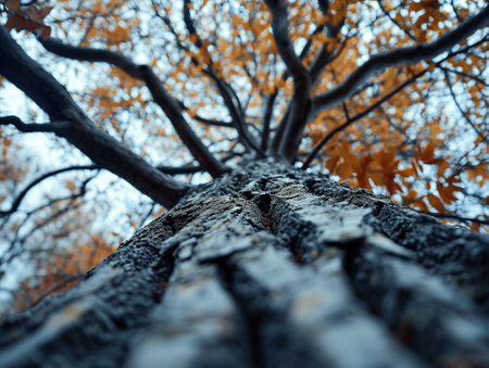 Photo from below the tree.の素材