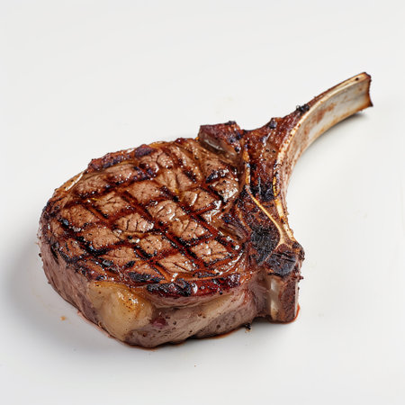 Roasted beef steak. Tomahawkの素材
