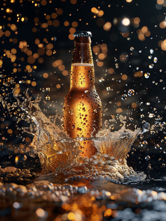 Cold beer bottleの素材