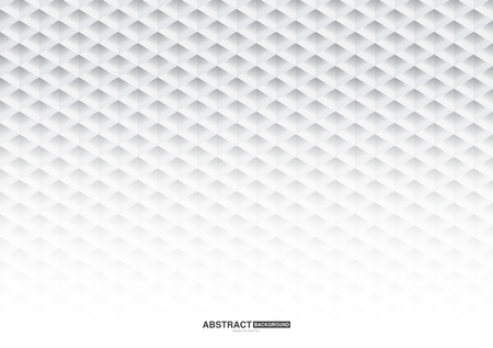 Geometric white abstract background design,used for graphic design.のイラスト素材