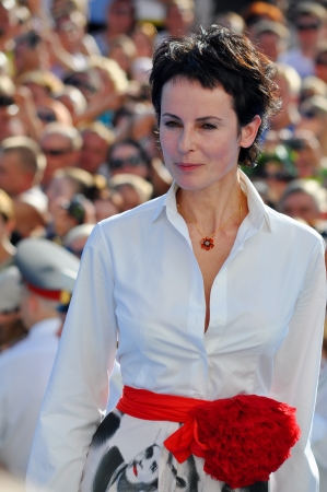 Actress Irina Apeksimova at the Open Russian Film Festival  Kinotavr  on June 3, 2012, Sochi, Russia のeditorial素材