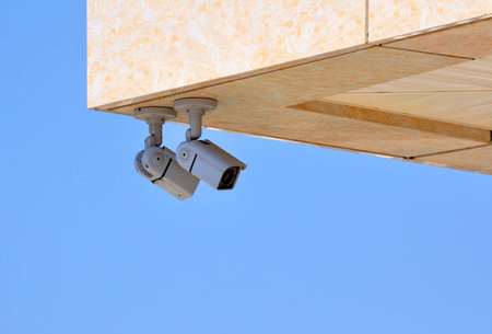 Outside the building perimeter surveillance