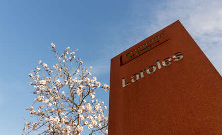 Granada / Spain - January 25 2018: Laroles village sign in the province of Granada Spainのeditorial素材