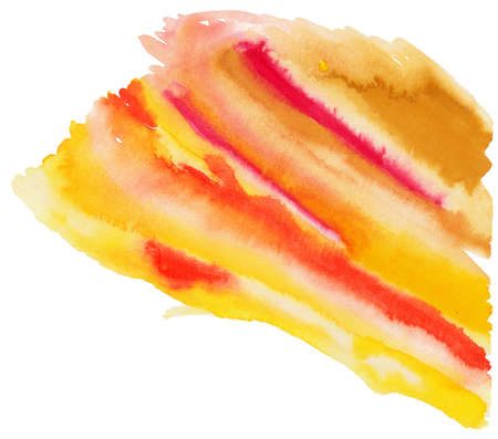 Abstract watercolor handpainted background. Isolated.の写真素材