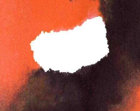 Abstract watercolor handpainted background  Isolated の写真素材