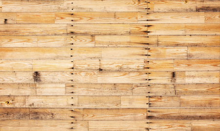 Close-up of a wooden floor with high detail