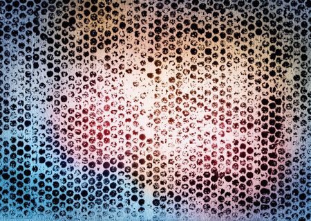 Abstract watercolor background  Blob texture suitable for adding as a design layer の写真素材