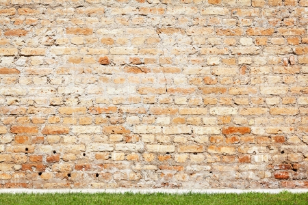 Urban grungy street wall, may be used as background or textureの写真素材