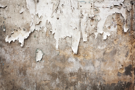 Grungy wall of an abandoned houseの写真素材