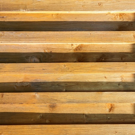 Close-up of a wooden wall with high detailの写真素材