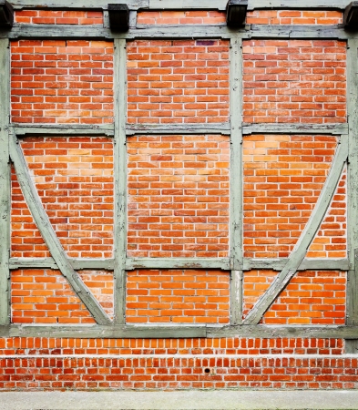 Urban grungy street wall, may be used as background or textureの写真素材