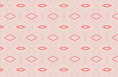 Wallpaper pattern made from detailed transparent leaf. Tiled backgroundの写真素材