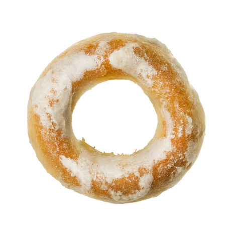 Bagel isolated on whiteの写真素材
