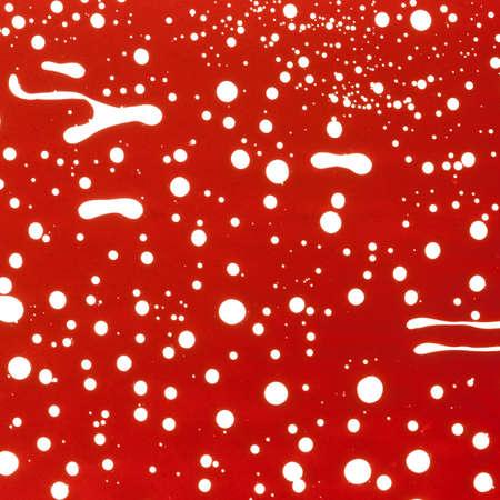 Messy ink background with lots of bubblesの写真素材