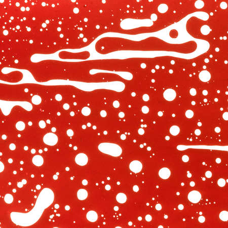 Messy ink background with lots of bubblesの写真素材