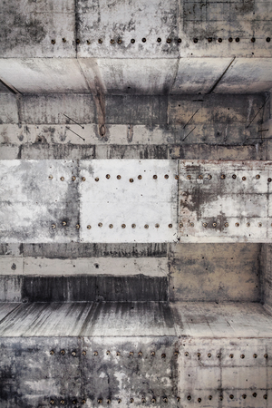 Abstract concrete background, detail of a constructionの写真素材