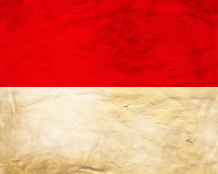 Grunge flag of European country Monacoの写真素材