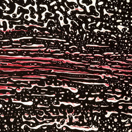 Messy ink background with lots of bubblesの写真素材