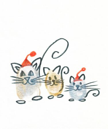 Christmas doodle, for holiday season designsの写真素材