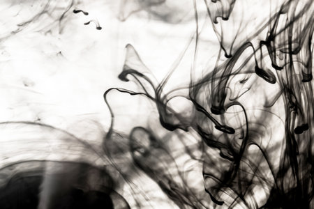 Ink in water, motion, great for designの写真素材