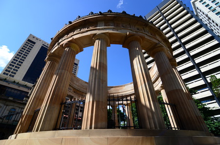 The Shrine of Remembrance - Brisbane, Australiaのeditorial素材